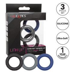 Link Up by Calex Lot de 3 cockrings Link Up Extrême 38mm